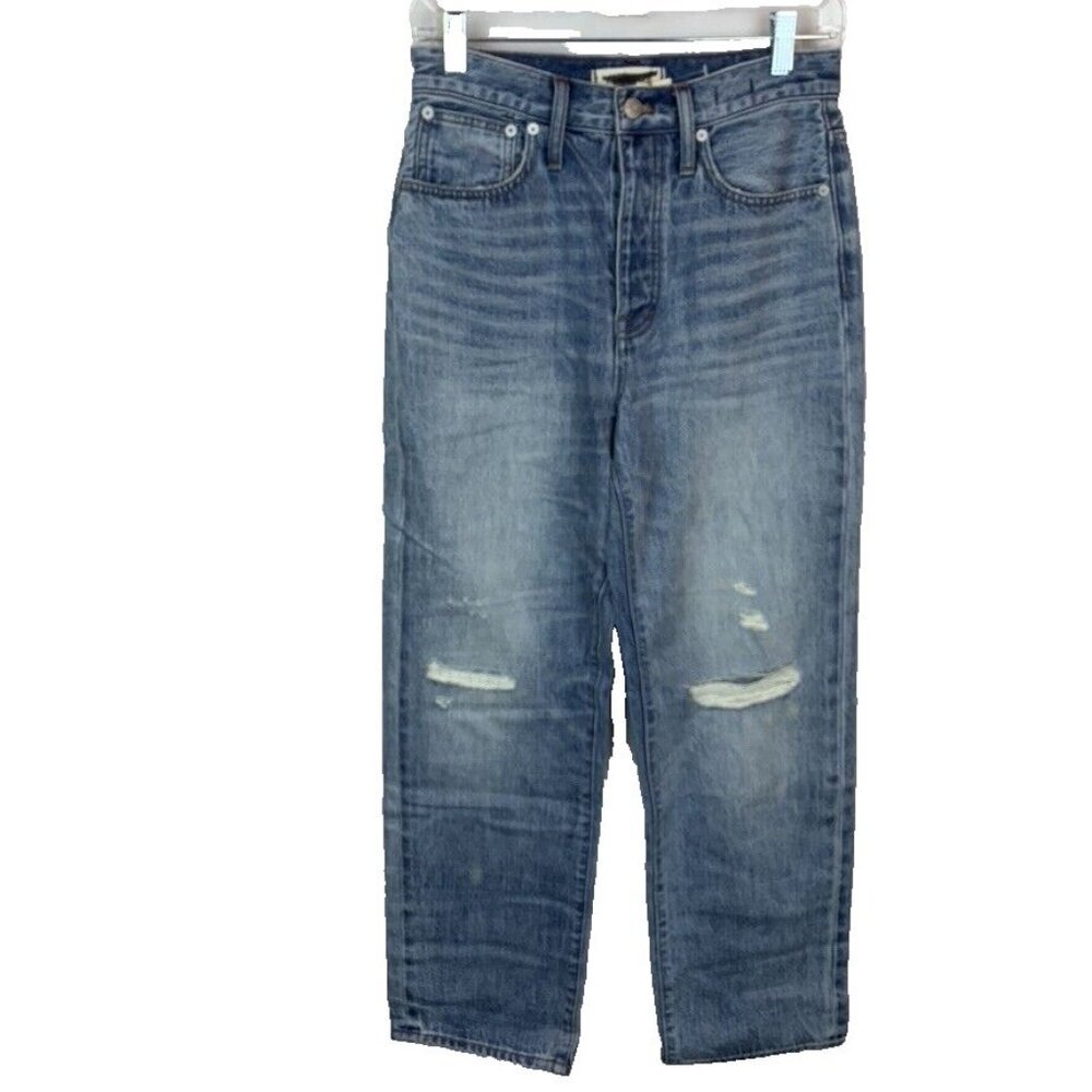Madewell $118 The Dad Jean in Summerfield Wash Size 25 AJ217 - Picture 2 of 4